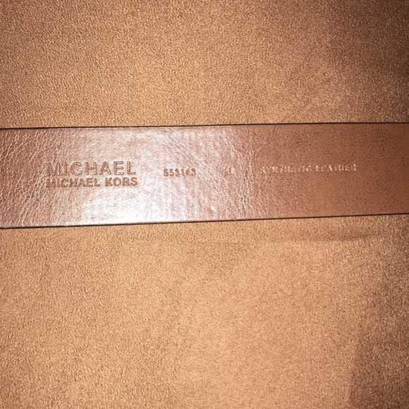 michael kors authentic leather belt unisex - Picture 4 of 8